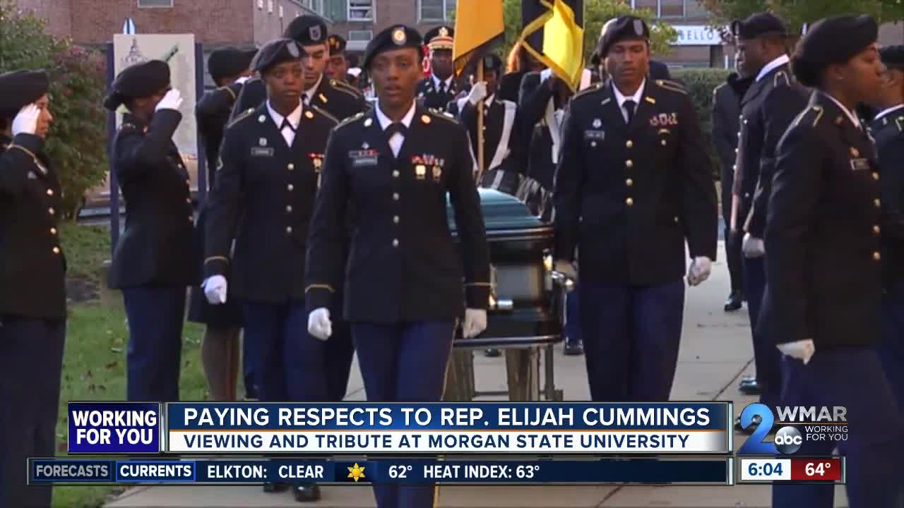 Paying respects to Rep. Elijah Cummings