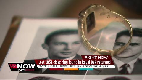 Owner of lost Royal Oak class of 1951 class ring located, to get ring back