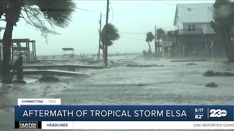 Aftermath of Tropical Storm Elsa