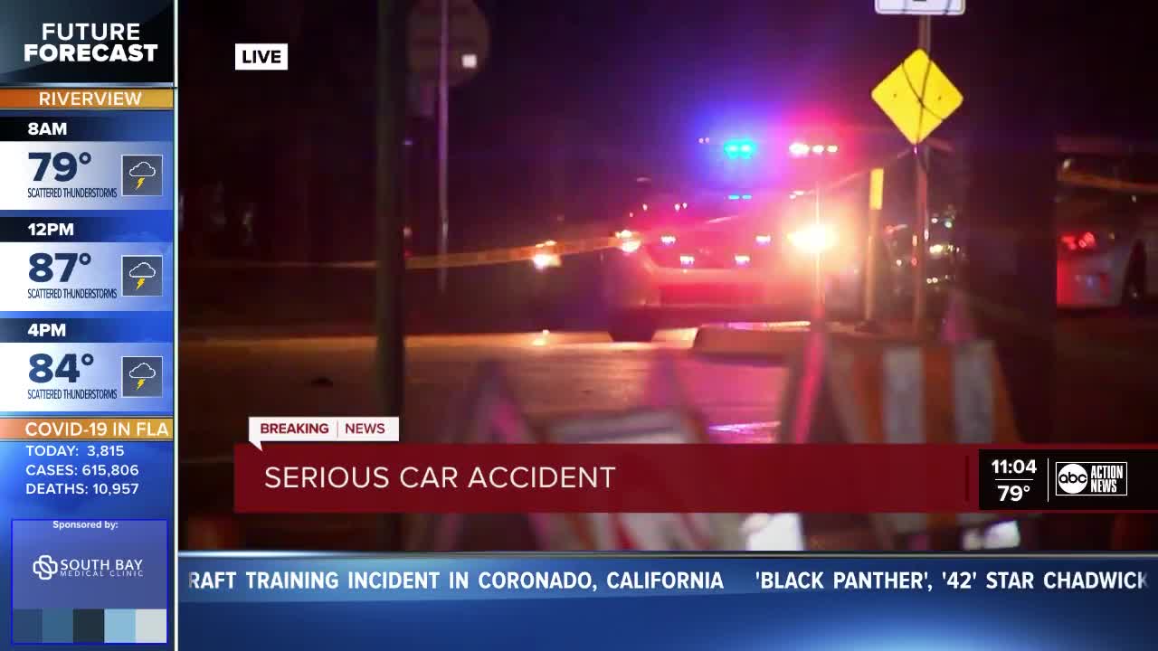 Motorcycle accident on Nebraska Av and 93rd Av