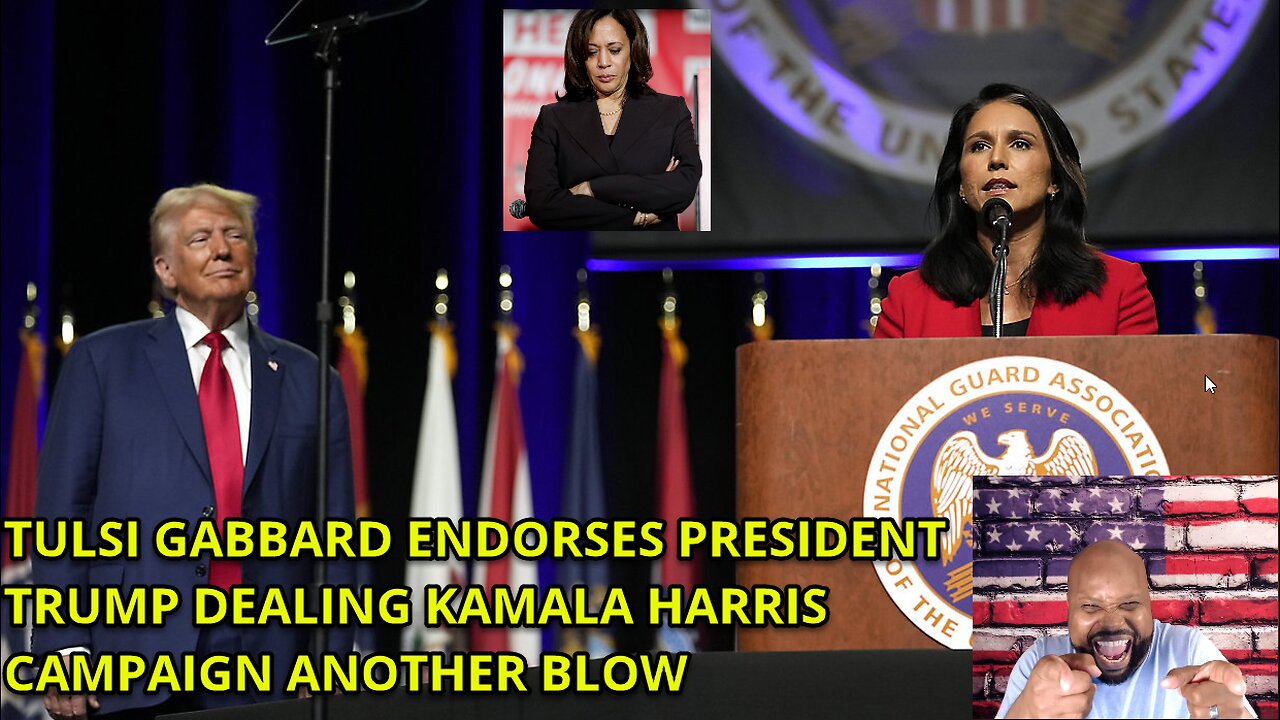 TULSI GABBARD ENDORSES PRESIDENT TRUMP IN HUGE SPEECH.