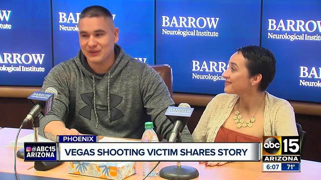 Las Vegas shooting victim ready to head home in Phoenix