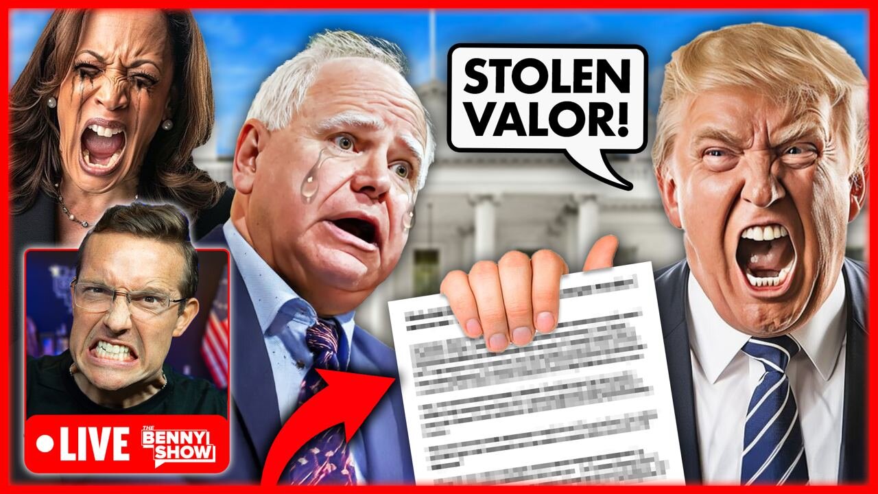 PANIC: Tim Walz STOLEN VALOR Scandal Goes NUCLEAR | New DAMNING Evidence | Out as Kamala’s VP?