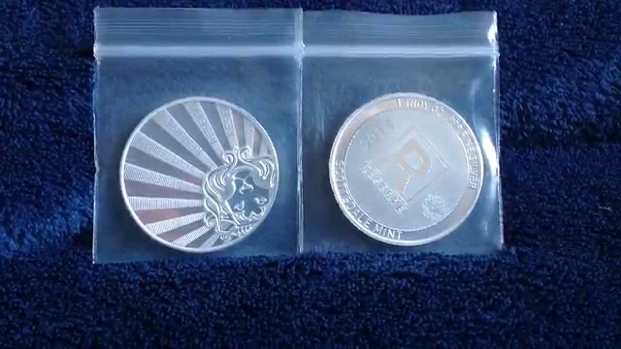 Scottsdale Silver Unpackaging: 2014 Scottsdale Reserve Rounds