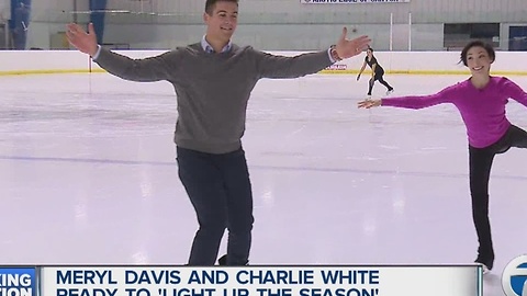 Olympic champions Meryl Davis and Charlie White ready to 'Light Up the Season' in Detroit