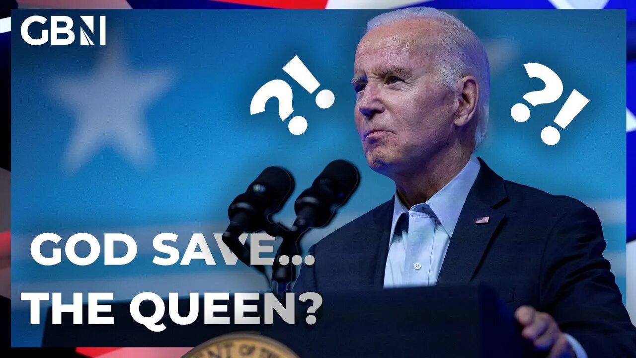 Joe Biden signs off speech with 'God Save the Queen' in latest bizarre blunder by US President