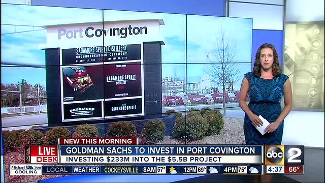 Goldman Sachs to invest in Port Covington