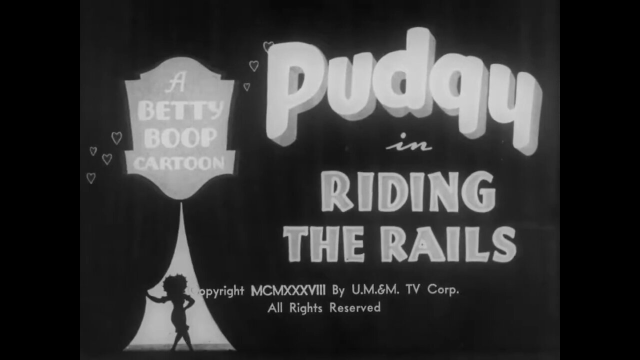 "Riding the Rails" (1938 Original Black & White Cartoon)