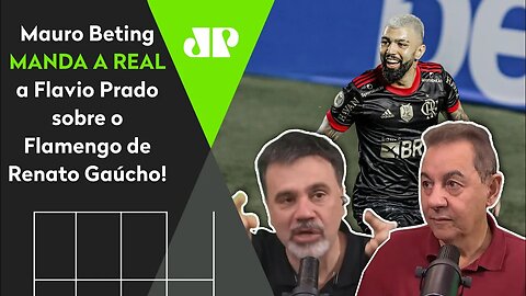"Cara, são 8 GOLEADAS do Flamengo em 14 JOGOS!" Mauro MANDA A REAL a Flavio Prado!