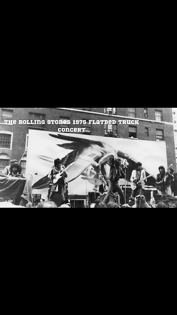 Watch the Unexpected: When the Rolling Stones Take the Stage on a Flat Bed Truck! #shorts
