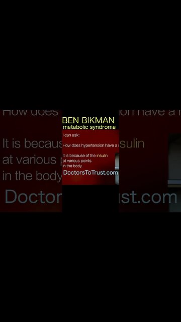 Ben Bikman. Metabolic syndrome
