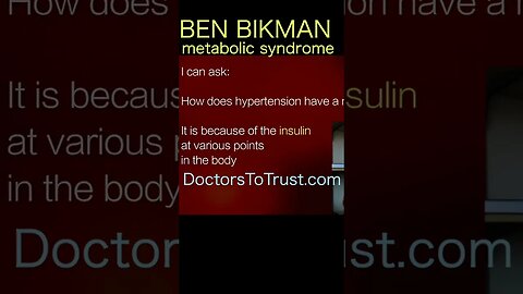 Ben Bikman. Metabolic syndrome