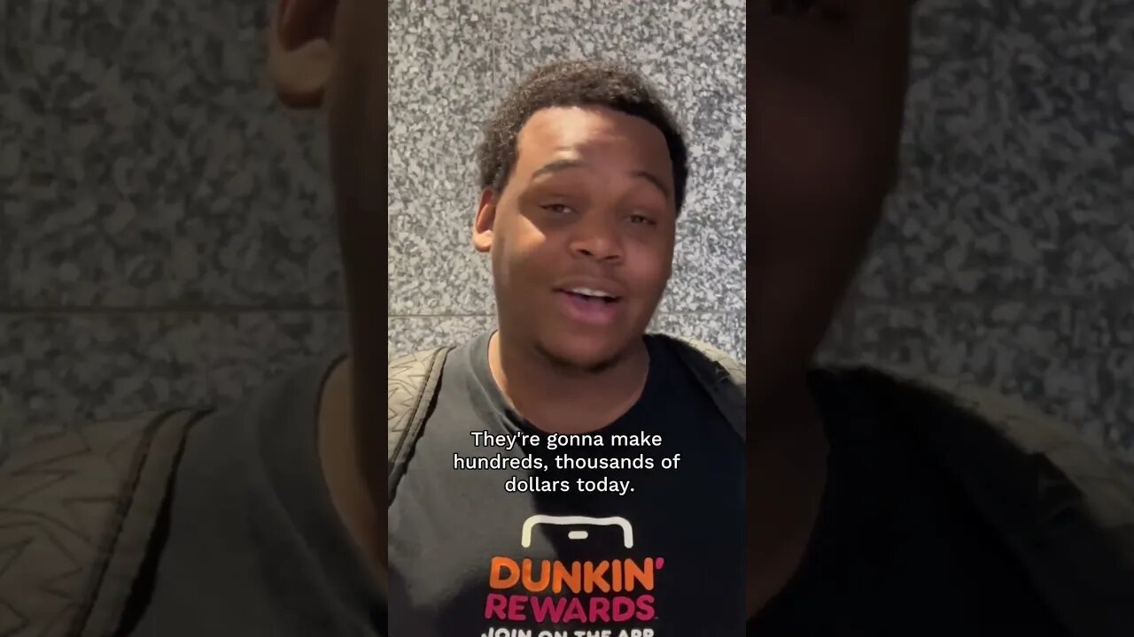 Dunkin Donuts Walk Out.