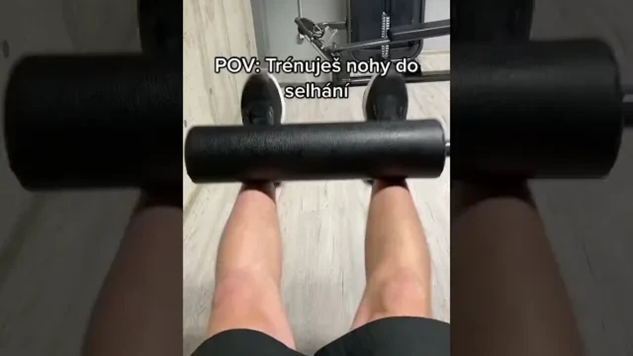 Když cvičíš nohy do selhání 💀