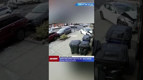 Man escapes death by seconds 🙏