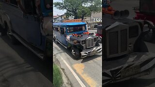 Filipino Jeepneys and Traffic #shorts #philippines #travel