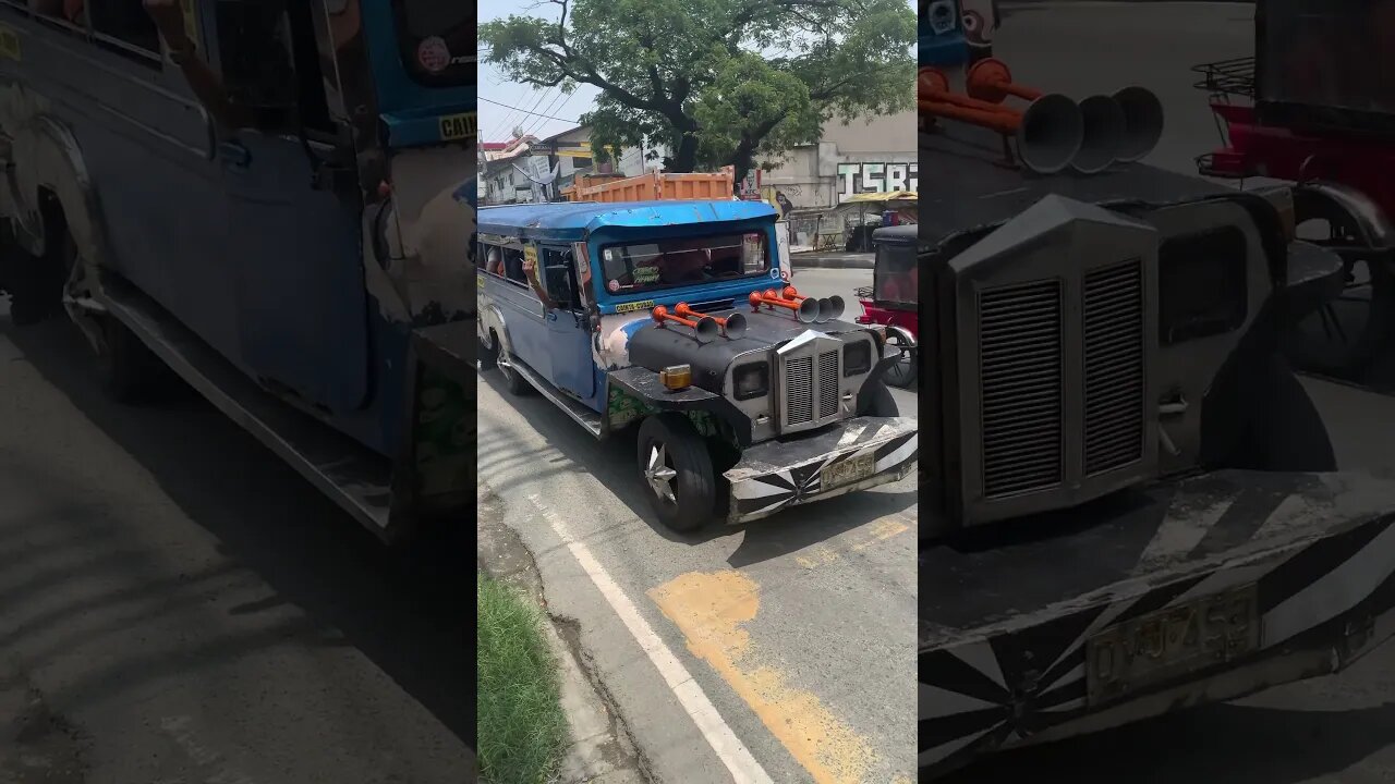 Filipino Jeepneys and Traffic #shorts #philippines #travel