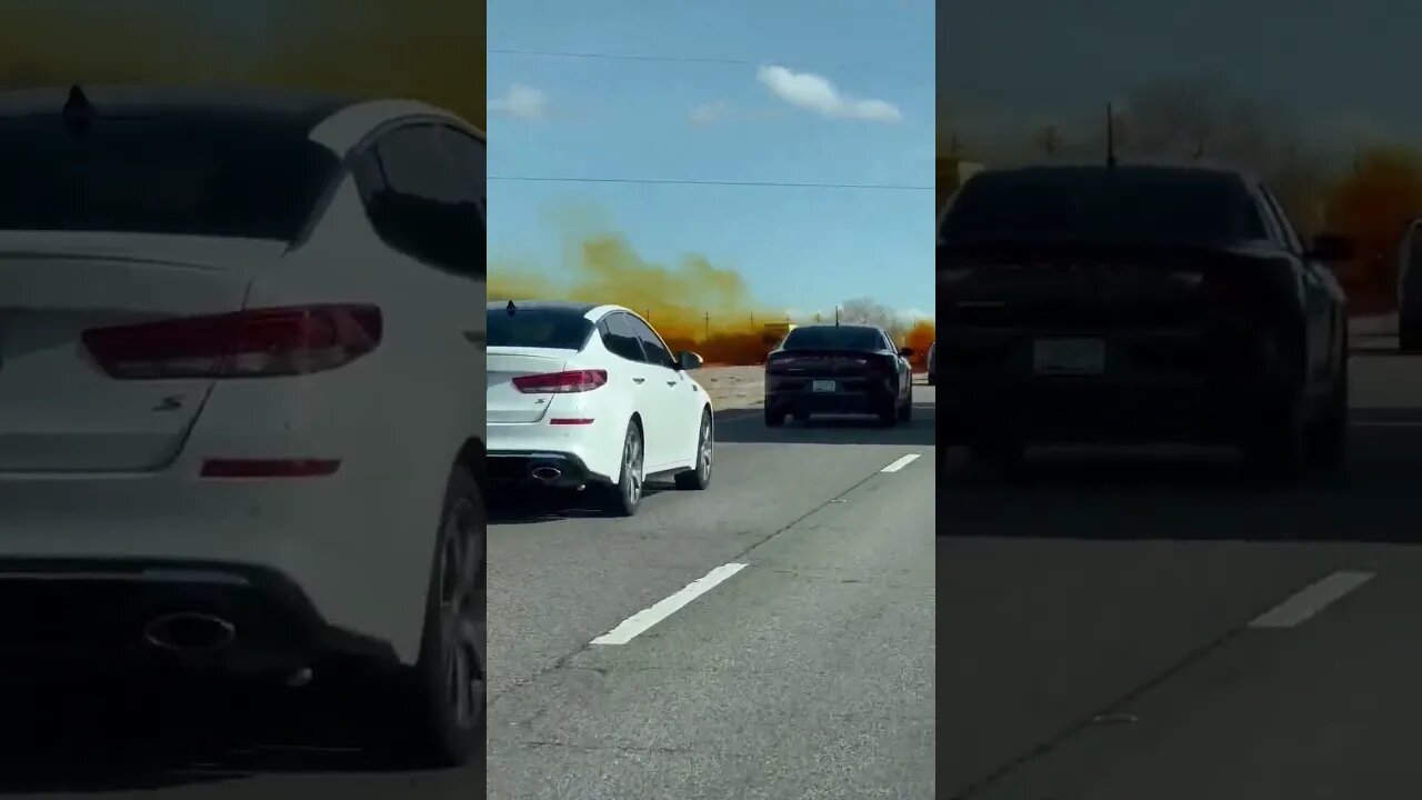 Caminhão com TÓXICOS tomba em Tucson, Arizona. Situação perigosa declarada. #shorts