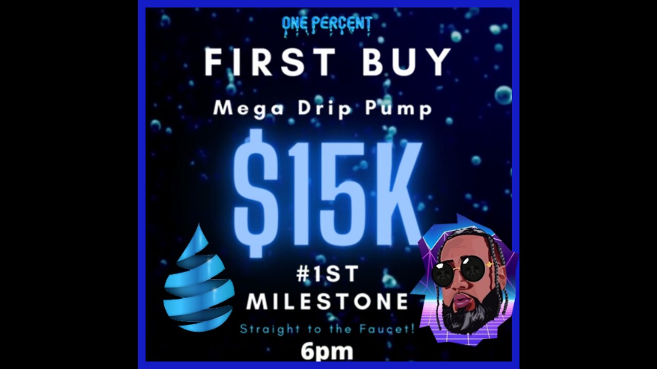 15K SPOT BUY DRIP AT 6PM EST GONNA SHAKE THE DRIP CHART FOR SURE