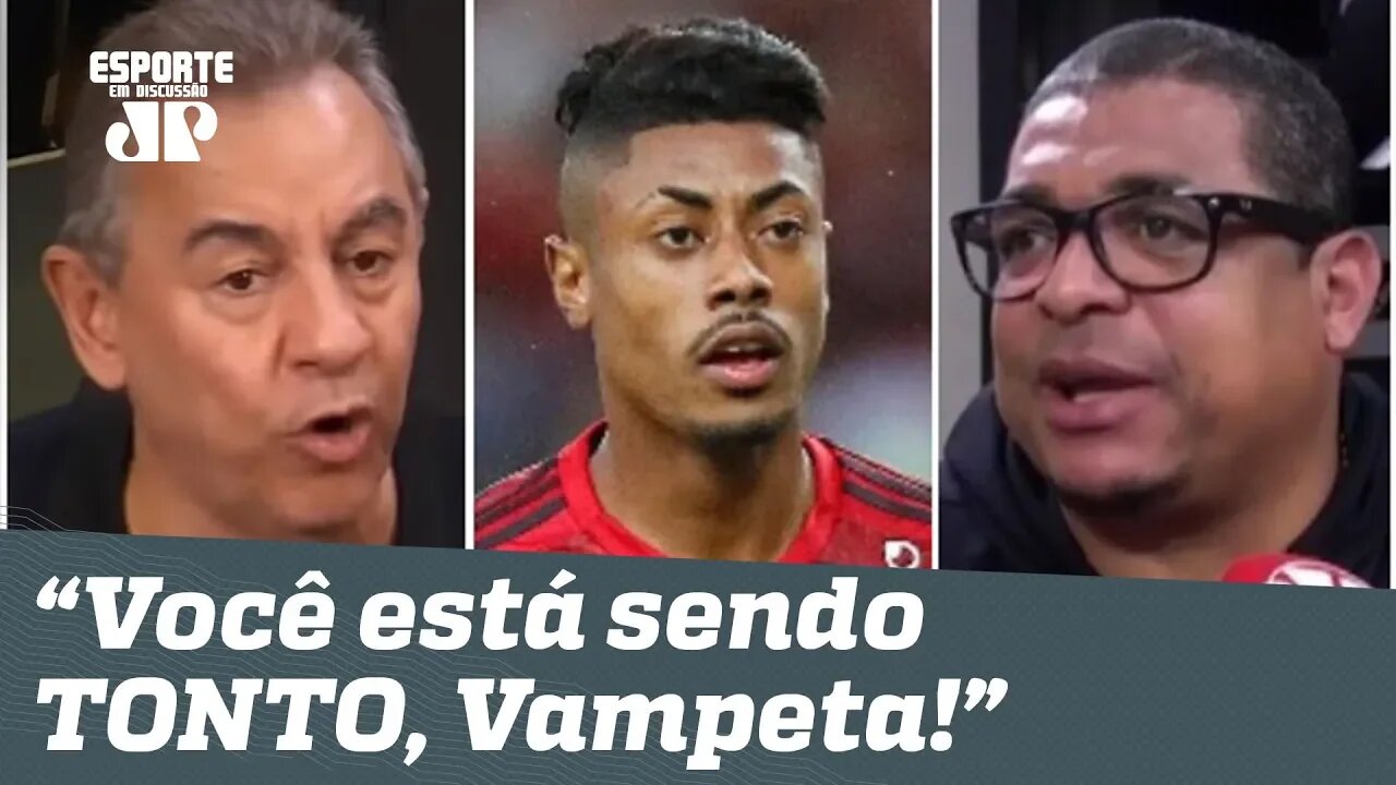 Flamengo abre 10 pontos, e Vampeta é ZOADO: "você tá sendo TONTO!"