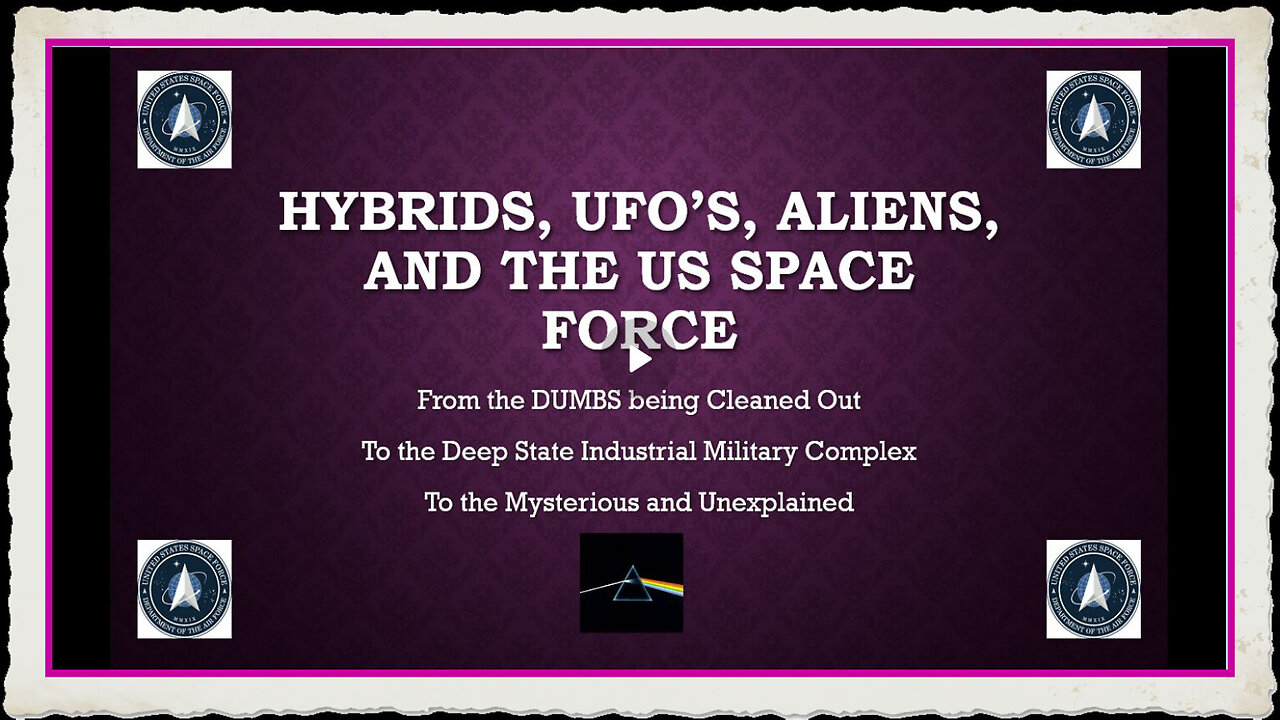 Hybrids - UFOs - Aliens - US Space Force