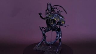 Hiya Toys AVP Battle Damaged Alien Queen Exquisite Mini @The Review Spot