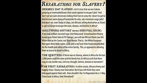 BASED Civil Rights Activist STUNS Liberal Black Woman With The Truth About Slavery Reparations!