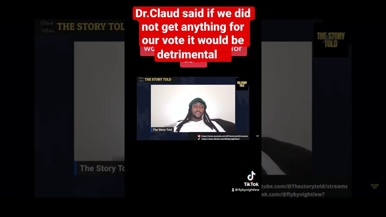 Dr Claud Anderson Said if Black People Didn’t Get Anything for Their Vote This Would Happen ‼️