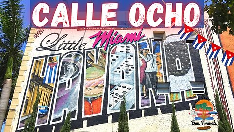 Calle Ocho Little Havana Miami Florida Drive Tour | Cuban Neighborhood In Miami