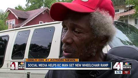 Power of social media assists Kansas City man in need