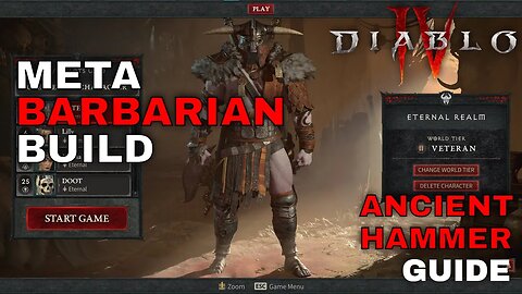 Is This The ONLY Viable Build? | META Hammer BARBARIAN, Diablo 4 Guide.