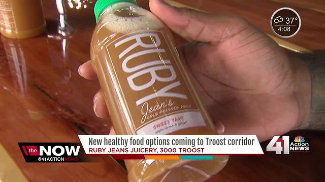 Juice shop opening on Troost boosts area