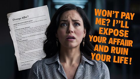 Cheating Wife Refused to Pay What She Owed Me, So I Exposed Her Affair and Ruined Her Life!