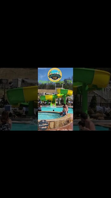 Camp Margaritaville RV Resort and Lodge Pool Slide in March 2022 #shorts