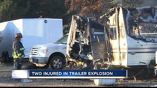 Two injured in Garden City travel trailer explosion