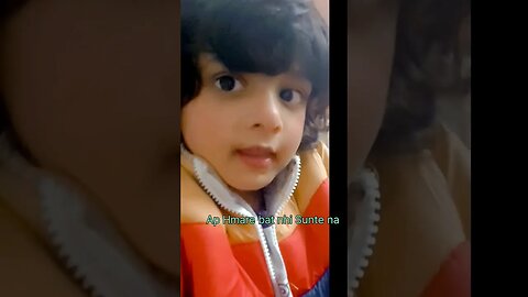 Ap hmare bat nhi Sunte na| Cuteness ki hadd hogye #shorts #cute #baby