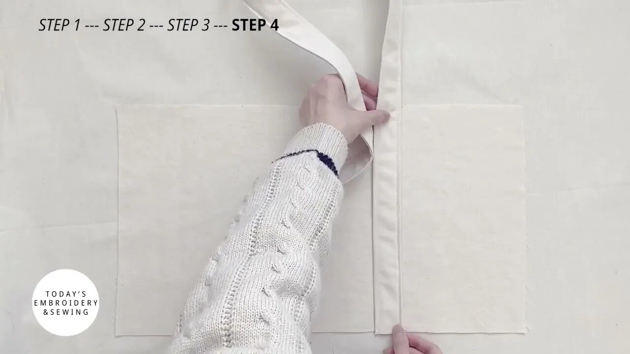 diy tote bag tutorial+easy to sew+sewing pattern free