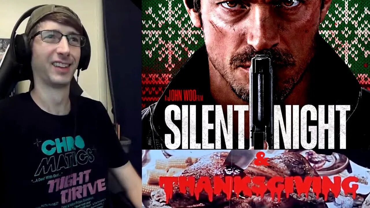 John Woo's Silent Night Trailer Reaction & Eli Roth's Thanksgiving Trailer Old VS New Comparison