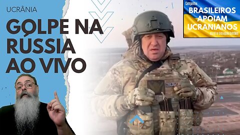 GOLPE na RÚSSIA: ACOMPANHAMENTO ao VIVO dos DESDOBRAMENTOS do GOLPE que PRIGOZHIN está TENTANDO
