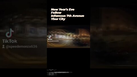 New Year's Eve 2023 Kawasaki Ninja ZX6R Ride Infamous 7th Avenue Ybor City