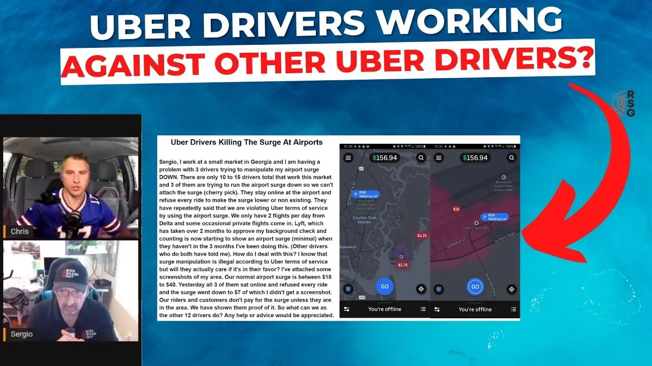 Are Some Uber Drivers DUMB Enough To Work AGAINST Each Other?