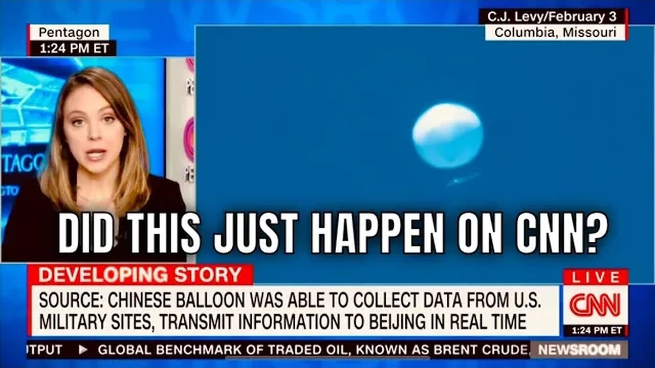 WOW! CNN just admitted Biden was WRONG about Chinese Spy Balloon collecting Military Data