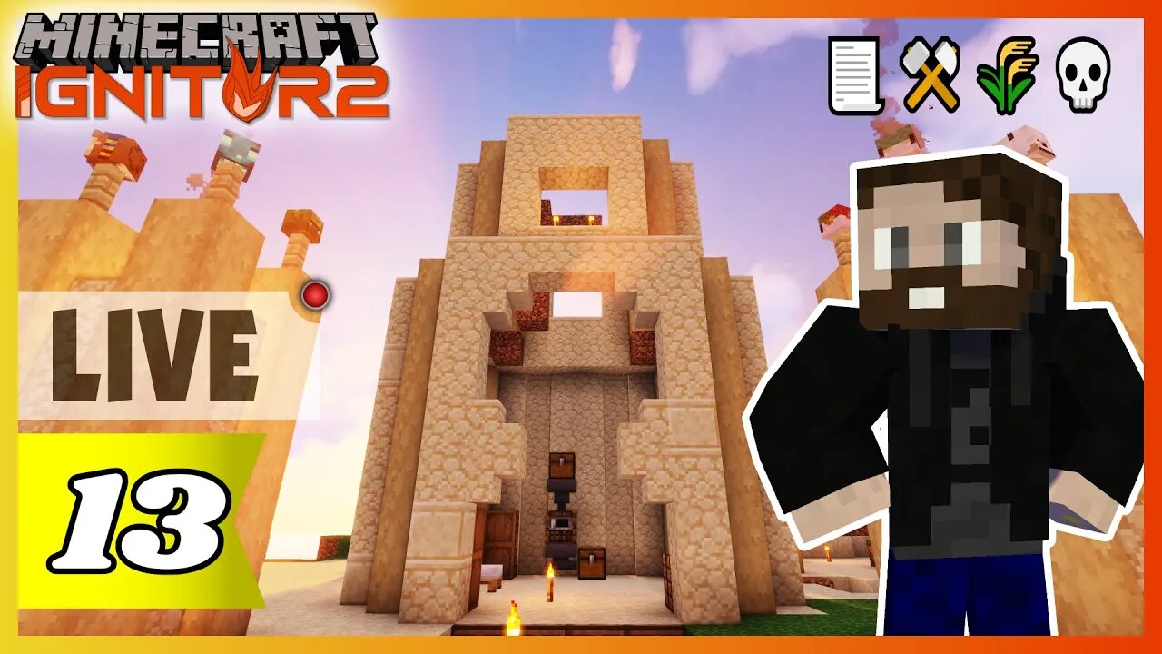 » PLANNING 📃 BUILDING ⚒ FARMING 🌾 SURVIVING 💀 on 🔥Ignitor SMP 2 Minecraft Multiplayer / LIVE [13]