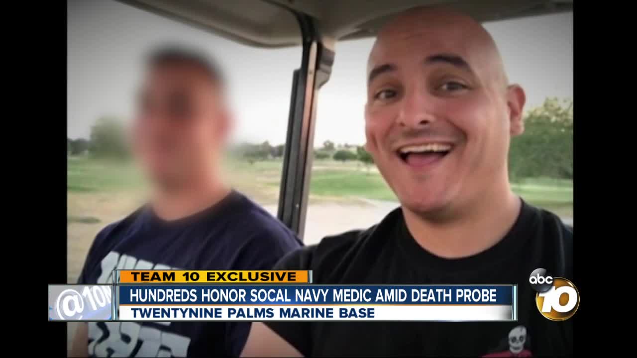 Hundreds honor Navy medic as NCIS continues probe into his death