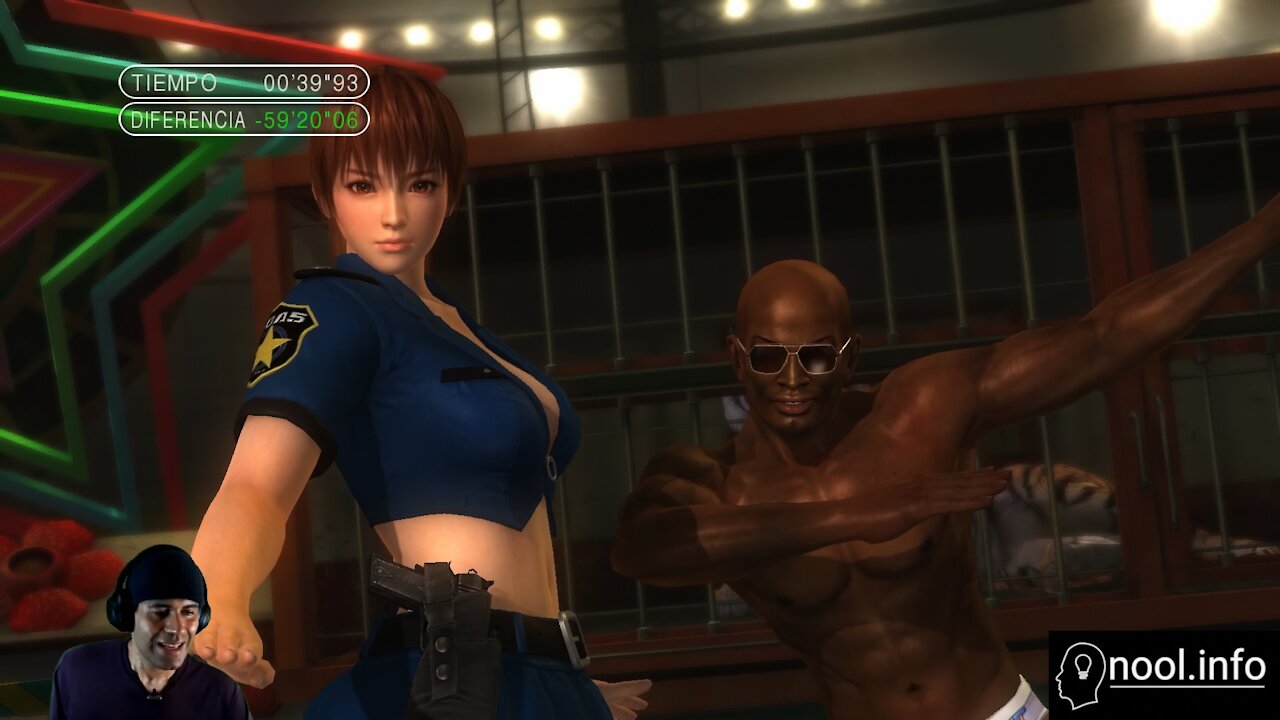 ¡Haciendo ejercicio y jugando Dead or Alive 5 en nool.info!