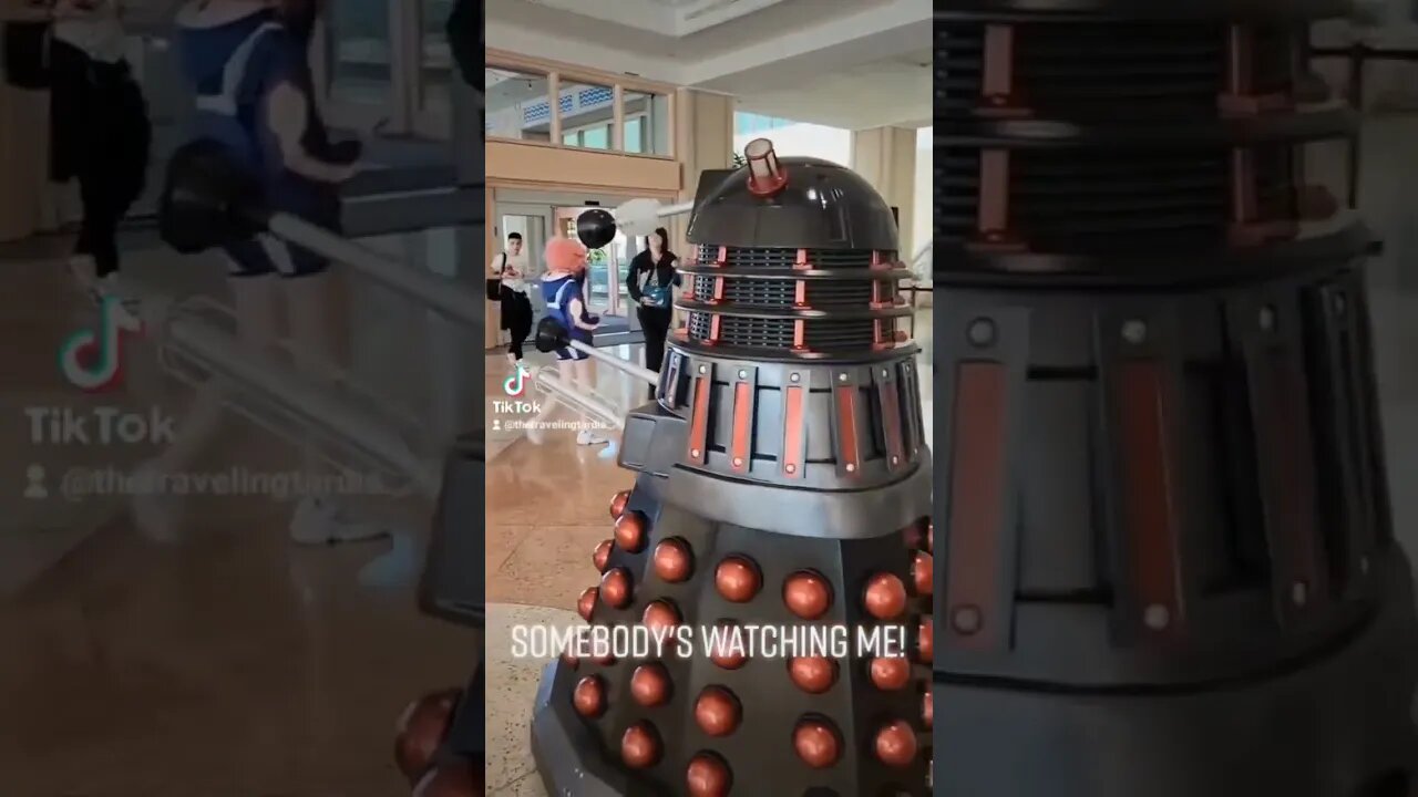 😆 #DALEK VS #KID 😆 #LOL #TRAVELINGTARDIS #TARDIS #DOCTORWHO #TBCC #TBCC2022 #SUBSCRIBE #SHORTS