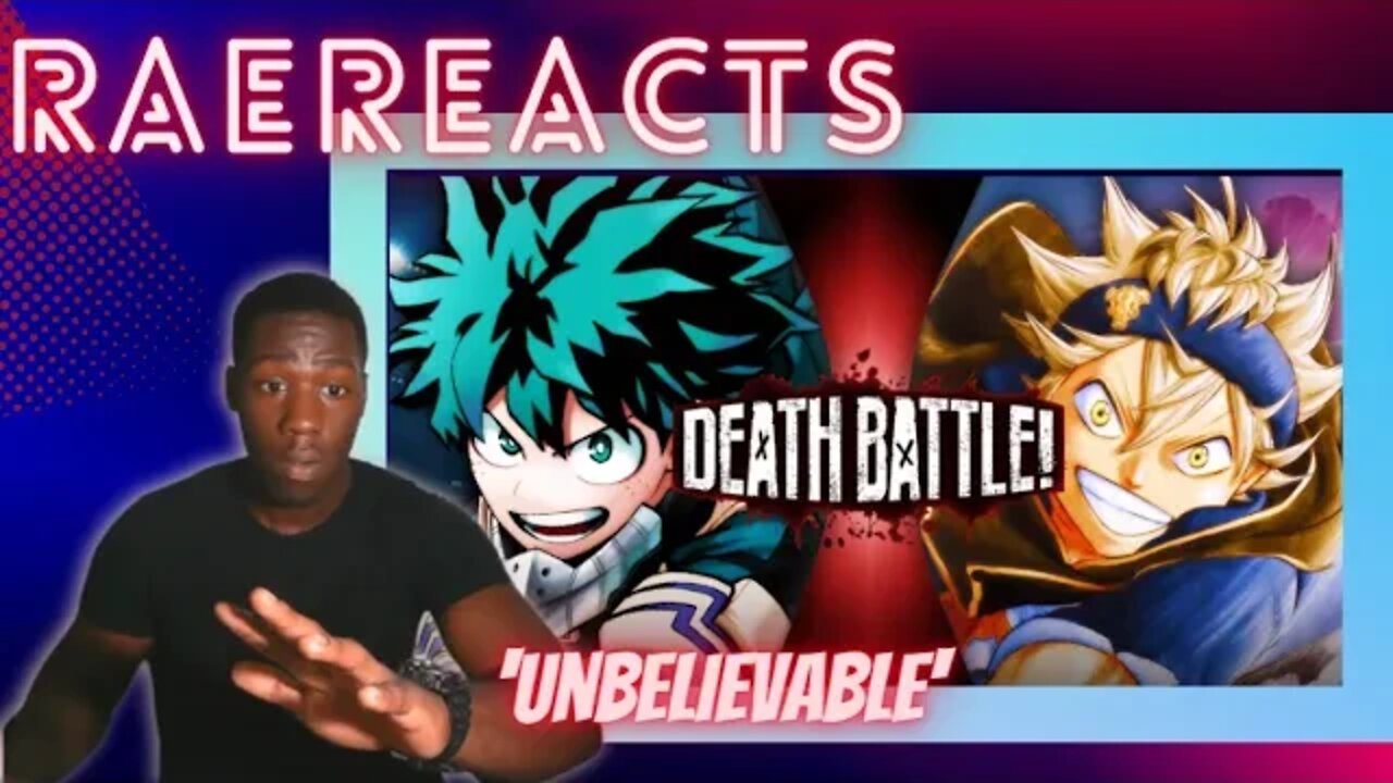 REACTION!!!Deku VS Asta (My Hero Academia VS Black Clover) | DEATH BATTLE!