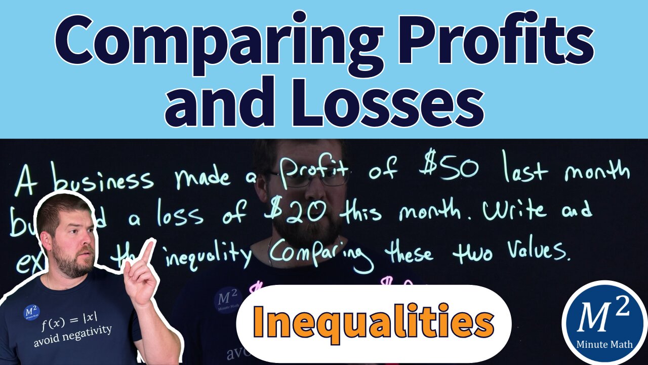 How to Compare Business Profits and Losses Using Inequalities