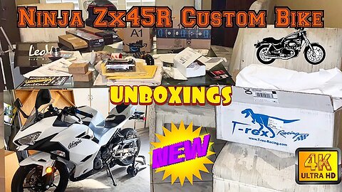 2020 NINJA 400 Build Ep# 01| UNBOXING LEOVINCE,T-REX,TST,WOODCRAFT,12V Adaptors