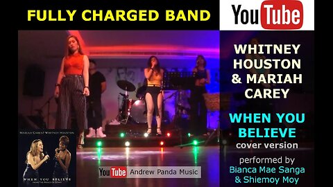 WHITNEY HOUSTON & MARIAH CAREY - WHEN YOU BELIEVE (Live cover version @ Buddy's Bar ABH) #viral #UAE